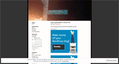 Desktop Screenshot of marginalstreet.wordpress.com