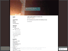 Tablet Screenshot of marginalstreet.wordpress.com