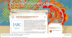 Desktop Screenshot of newmanpartnership.wordpress.com