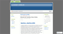 Desktop Screenshot of alan2006.wordpress.com