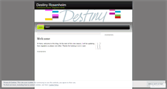 Desktop Screenshot of destinyrosenheim.wordpress.com