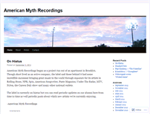 Tablet Screenshot of americanmythblog.wordpress.com