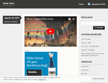 Tablet Screenshot of ondachoc.wordpress.com