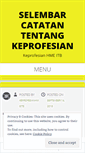 Mobile Screenshot of keprofesianhmeitb.wordpress.com