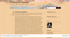 Desktop Screenshot of findingtheheaven.wordpress.com
