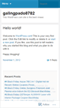 Mobile Screenshot of galingpado8782.wordpress.com