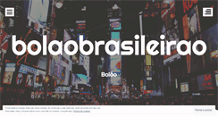 Desktop Screenshot of bolaobrasileirao.wordpress.com