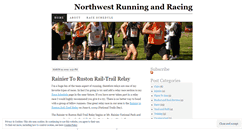 Desktop Screenshot of nwrunningandracing.wordpress.com