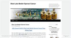 Desktop Screenshot of gamatobatpascaoperasi.wordpress.com