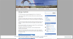 Desktop Screenshot of homepaddock.wordpress.com