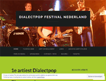 Tablet Screenshot of dialectpop.wordpress.com