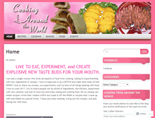 Tablet Screenshot of cookingfromaroundtheworld.wordpress.com