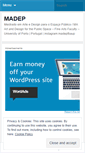 Mobile Screenshot of madep.wordpress.com