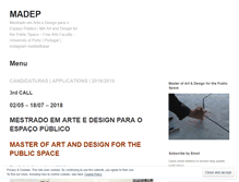 Tablet Screenshot of madep.wordpress.com