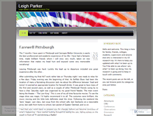 Tablet Screenshot of leighparker.wordpress.com