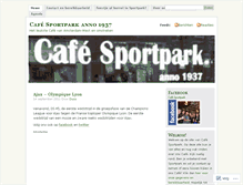 Tablet Screenshot of cafesportpark.wordpress.com