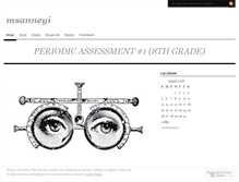 Tablet Screenshot of msanneyi.wordpress.com