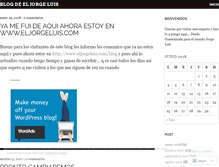 Tablet Screenshot of eljorgeluis.wordpress.com
