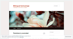 Desktop Screenshot of bloggerbemusings.wordpress.com