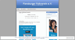 Desktop Screenshot of folkverein.wordpress.com