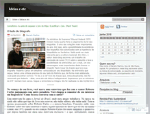 Tablet Screenshot of ideiaseetc.wordpress.com