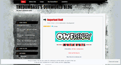 Desktop Screenshot of owfrenzy.wordpress.com