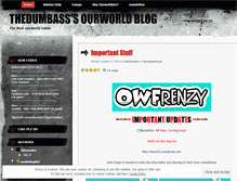 Tablet Screenshot of owfrenzy.wordpress.com