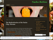 Tablet Screenshot of nachobullies.wordpress.com