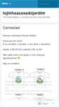 Mobile Screenshot of lojinhaacasadojardim.wordpress.com
