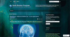 Desktop Screenshot of brainboosterprogram.wordpress.com
