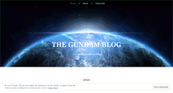 Desktop Screenshot of gundams.wordpress.com