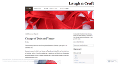 Desktop Screenshot of laughncraft.wordpress.com