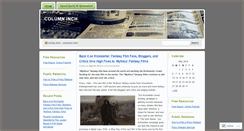 Desktop Screenshot of columninch.wordpress.com