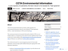 Tablet Screenshot of cetaenvironment.wordpress.com