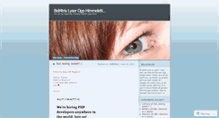 Desktop Screenshot of bell4trix.wordpress.com