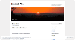 Desktop Screenshot of empiresnallies.wordpress.com