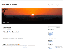 Tablet Screenshot of empiresnallies.wordpress.com