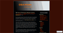 Desktop Screenshot of dbawork.wordpress.com