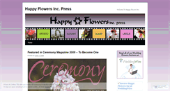 Desktop Screenshot of happyflowersinc.wordpress.com