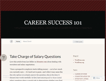 Tablet Screenshot of careersuccess1010.wordpress.com