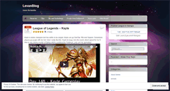 Desktop Screenshot of levanblog.wordpress.com