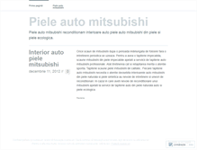 Tablet Screenshot of pieleautomitsubishi.wordpress.com