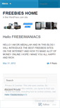 Mobile Screenshot of freebeishome.wordpress.com