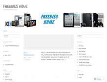 Tablet Screenshot of freebeishome.wordpress.com