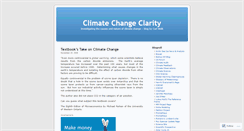 Desktop Screenshot of climatechangeskeptic.wordpress.com