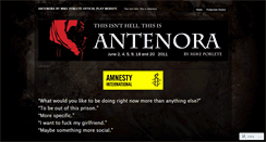 Desktop Screenshot of antenoraplay.wordpress.com