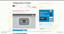Desktop Screenshot of esperandoamibebe.wordpress.com
