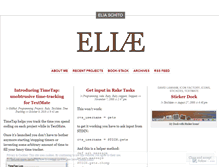 Tablet Screenshot of elia.wordpress.com
