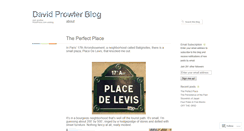 Desktop Screenshot of davidprowler.wordpress.com