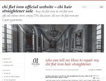 Tablet Screenshot of chiflatironofficial.wordpress.com